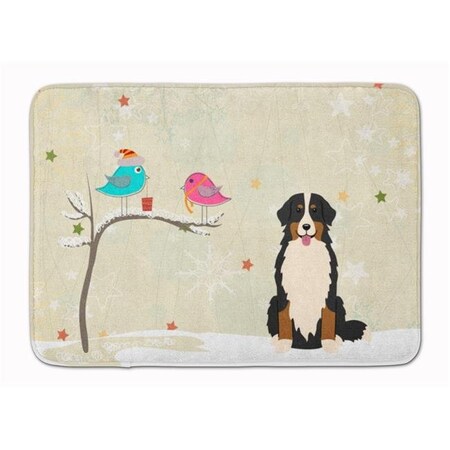 Carolines Treasures Carolines Treasures BB2508RUG Christmas Presents Bernese Mountain Dog Machine Washable Memory Foam Mat BB2508RUG